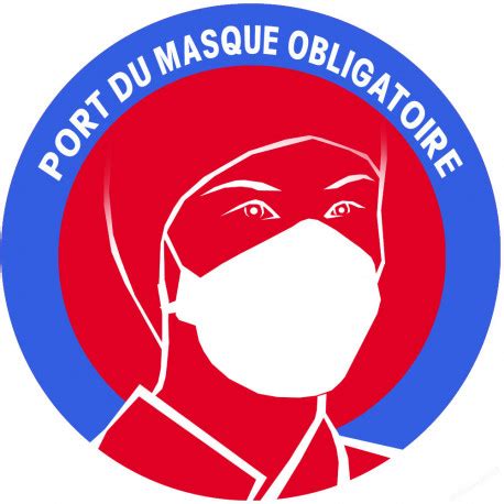 Aucun point de fidélité pour ce produit. Sticker / autocollant : Port du masque respiratoire ...