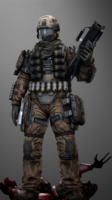 Unsc Grenadier By Superninjanub On Deviantart Halo Armor Military