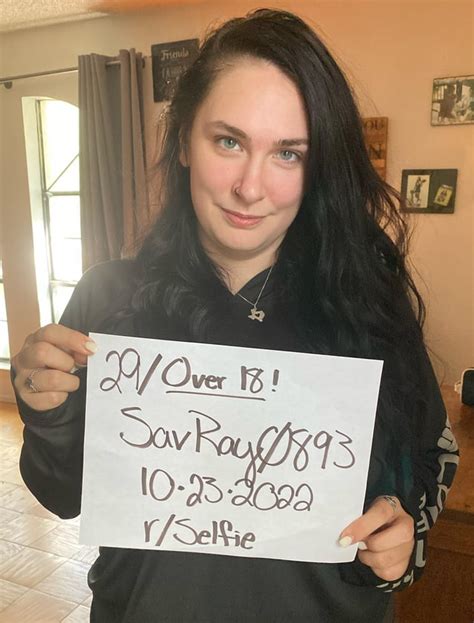 Verification Post 26f R Selfie