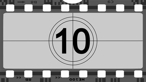 Old Movie 10 Seconds Countdown On Make A 