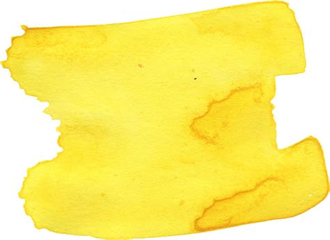 Transparent Yellow Watercolor At Getdrawings Free Download