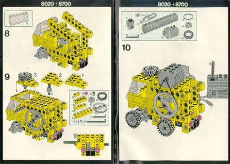 Lego 8020 Universal Building Set Instructions Technic