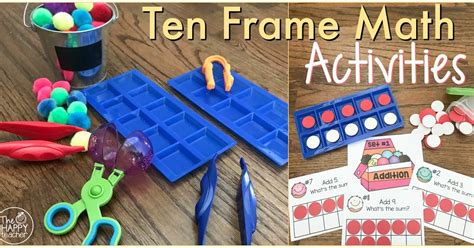 Ten Frame Activities for Addition & Subtraction | TheHappyTeacher