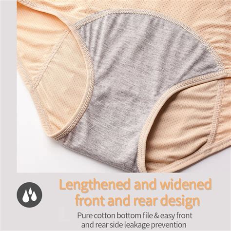 buy large mesh breathable before and after menstruation leak proof pants medium and high waist