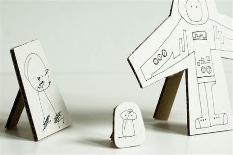 Small Cardboard Cutouts Made By Joel