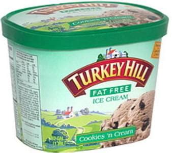 Turkey Hill Cookies N Cream Fat Free Ice Cream Gl Nutrition