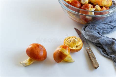 Cooking Amanita Caesarea Known As Caesar S Mushroom Rgarded Edible