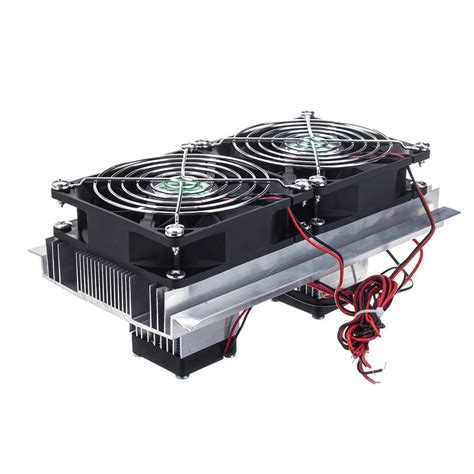 Brushless 12v Computer Refrigeration Cooling Equipment Diy Dual Core