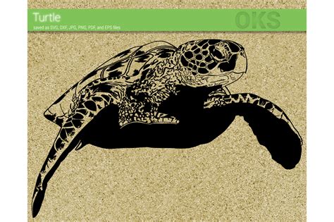 Sea Turtle Svg Vector Graphic by CrafterOks - Creative Fabrica