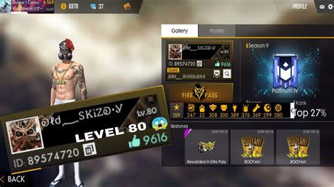 Garena free fire, one of the best battle royale games apart from fortnite and pubg, lands on windows so that we can continue fighting for try to be the last player standing to reach victory. #HIGHEST LEVEL PLAYER IN FREE FIRE!! LV 80 PLAYER!! IS IT ...