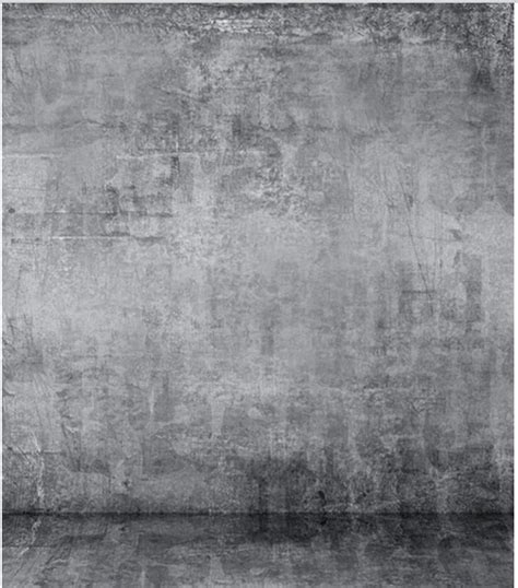 8x12ft Indoor Silver Gray Grey Concrete Wall Distressed Texture Custom