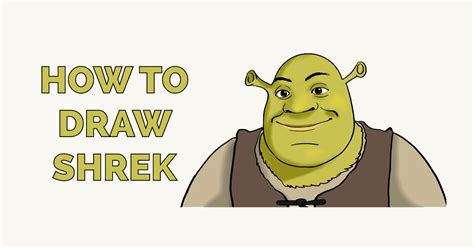How To Draw Shrek Step By Step Easy Apind1995 Aforessind