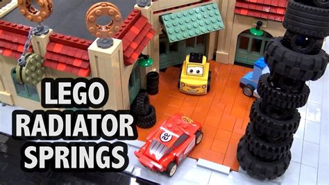 Huge Lego Radiator Springs City From Cars Movie Youtube