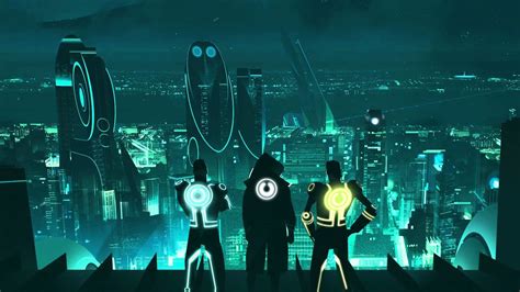 Tron City Wallpapers Top Free Tron City Backgrounds Wallpaperaccess