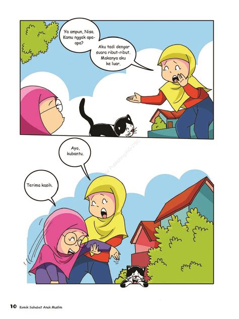 Contoh Komik Persahabatan Muslimah Terbaru