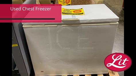 Used Chest Freezer Lit Restaurant Supply