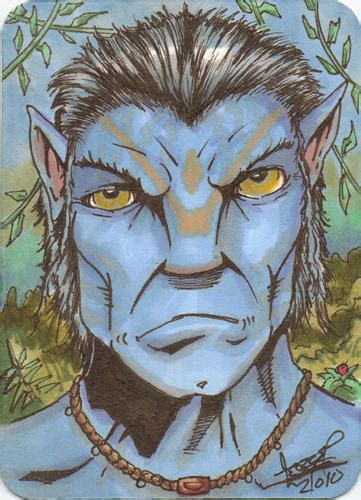Avatar Jake Sketch Card By 3dxstudios On Deviantart