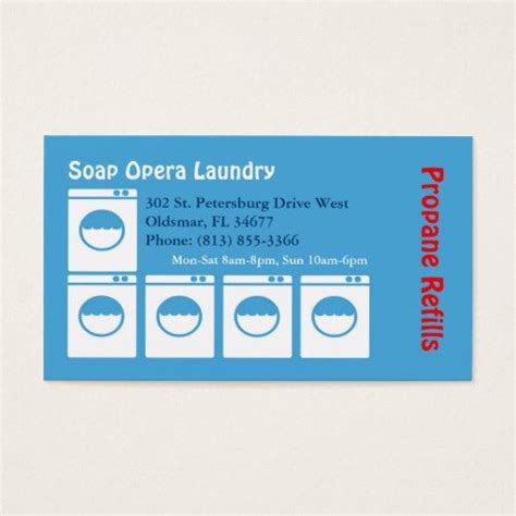 Laundry Business Card Laundry Business Card Laundry