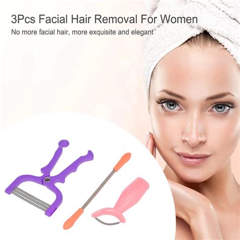 buy 3pcs women facial hair remover face spring threading epilator facial hair