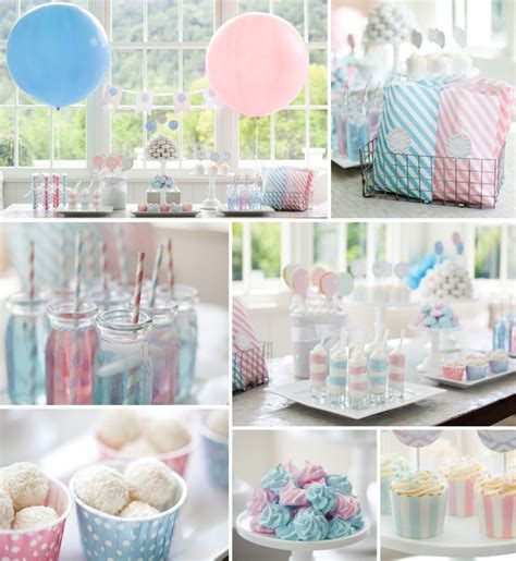 We carry a wide variety of decorations perfect for any theme. Baby pink baby blue party supplies set for kids prince ...