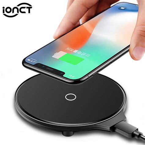 Ionct Qi Wireless Charger For Iphone X 8 Plus Xr Xs Max For Samsung S8