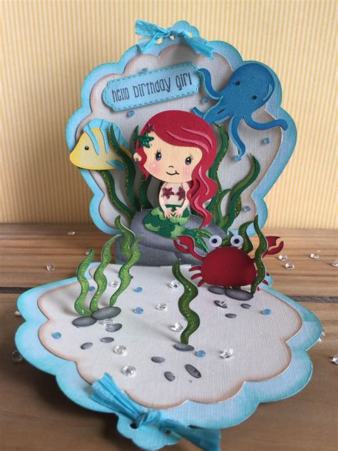The best selection of royalty free mermaid birthday card vector art, graphics and stock illustrations. Scrappy Chic Creations: Hello Birthday Girl