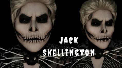 Jack Skellington Halloween Costume Makeup Tutorial Youtube