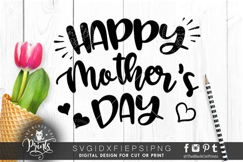 Happy mother's day SVG PNG EPS DXF, Mother svg cutting file