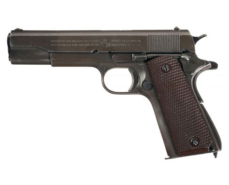 World War Ii Colt Model 1911a1 Us Army Semi Automatic Pistol