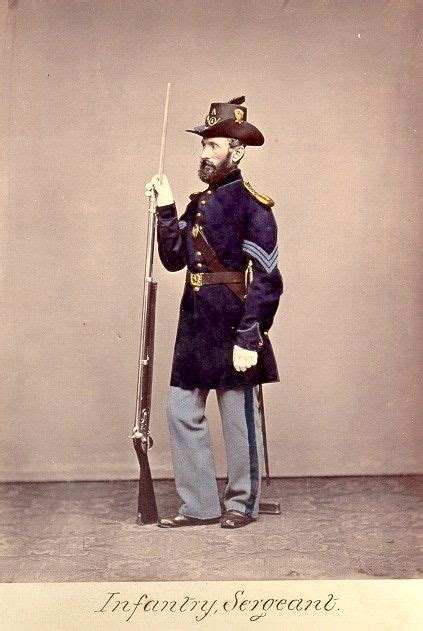 American Civil War Enlisted Uniforms Infantry Sergeant In The Iron