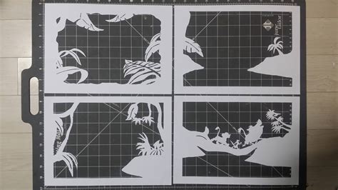 Printable Paper Cut Shadow Box Templates Free
