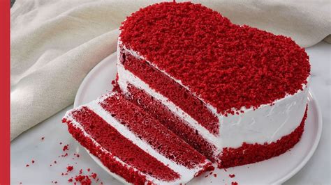 Super Easy Red Velvet Cake Recipe ️ How To Make Heart Shape Red Velvet