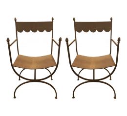 Vintage Wrought Iron Garden Armchairs Set | Wrought iron patio chairs, Patio chairs, Pine chairs