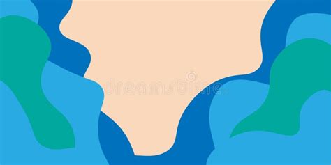 Abstract Waves Wavy Background Modern Flat Design Stock Vector