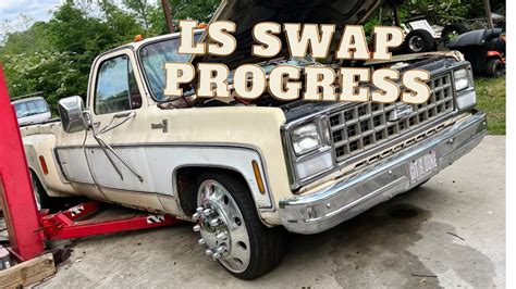 Ls Progress Continued With The Squarebody Dually Youtube