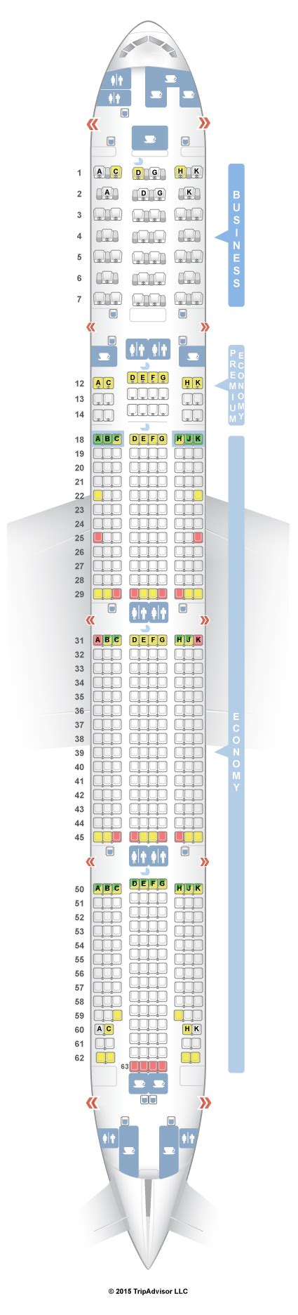 Seatguru Seat Map Air Canada Boeing 777 300er 77w Three Class V1