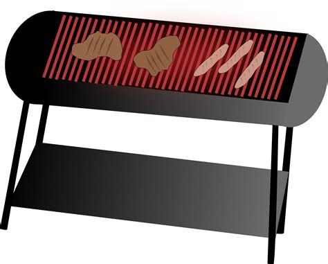 Simple Bbq Grill Vector Clipart Image Free Stock Photo Public