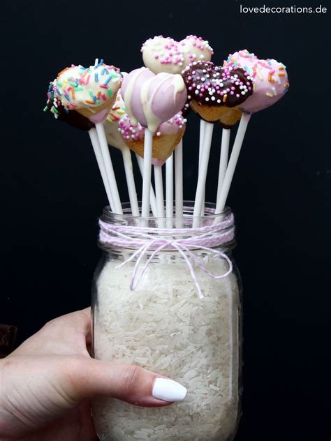 Sie bestehen im gegensatz zu den klassischen cak. Cake Pops mit LIEBLINGSGLAS* + Rabattcode (mit Bildern ...