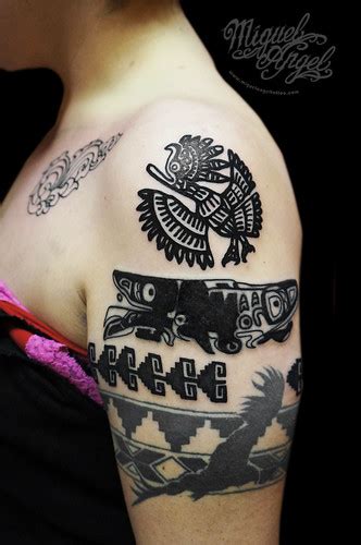 Mayan And Fix Up Tattoo Miguel Angel Custom Tattoo Artist Flickr