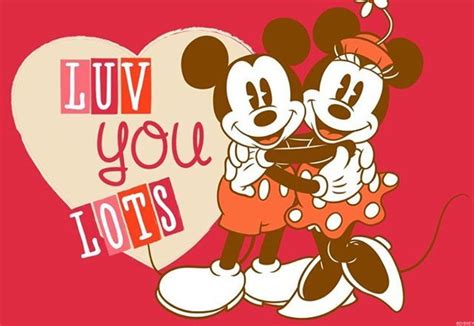 Happy Valentines Day Mickey And Minnie Love Minnie Baby Mickey