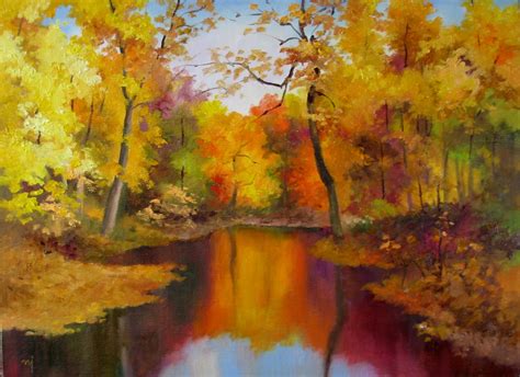Nels Everyday Painting Autumn Landscape 2 Sold