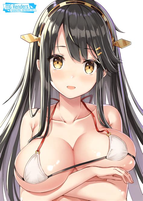 Kantai Collection Haruna Render 7 Anime Png Image Without Background