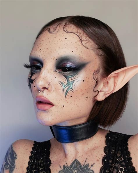 natali on instagram “dark elf” dark fairy makeup elf makeup fairy makeup