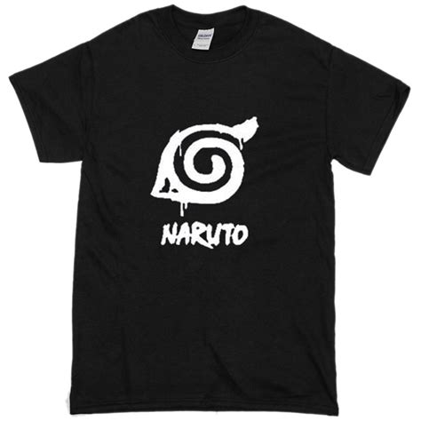 Naruto Anime Symbol T Shirt Basic Tees Shop