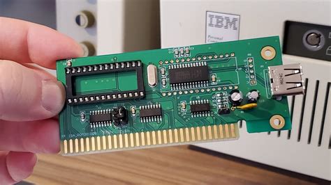 This 8 Bit Isa To Usb Adapter Card For Vintage Pcs Youtube