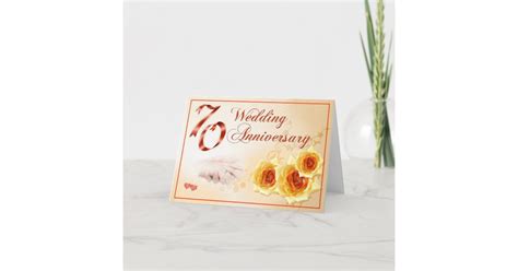 70 Wedding Anniversary Card