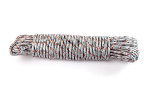 Coiled Nylon Rope Used To Hold Or Dry Things Stock Photo Image Of