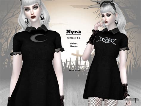 Nyra Gothic Mini Dress The Sims 4 Catalog