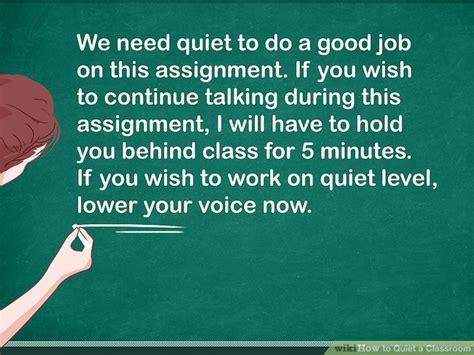 3 ways to quiet a classroom wikihow