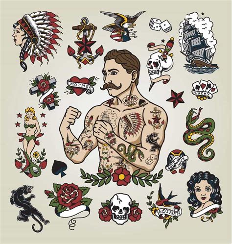 Pin By Andrew On Tattoos Old School Tattoo Designs Vintage Tattoo